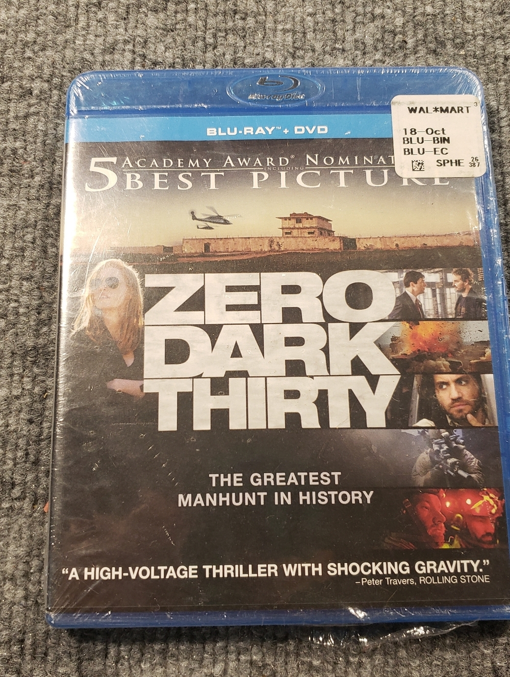 Zero Dark Thirty (Blu-ray/DVD, 2013, 2-Disc Set) ~New Sealed